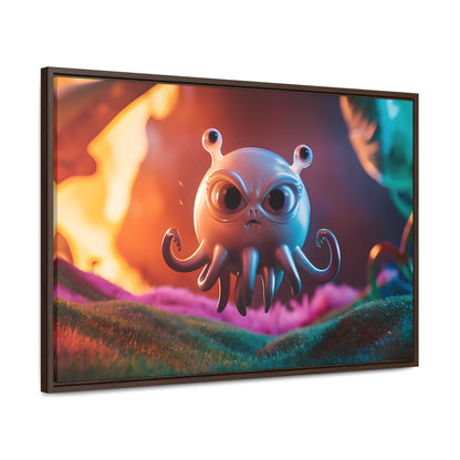 Wrath of the Alien Cephalopod - Gallery Canvas Wraps, Horizontal Frame