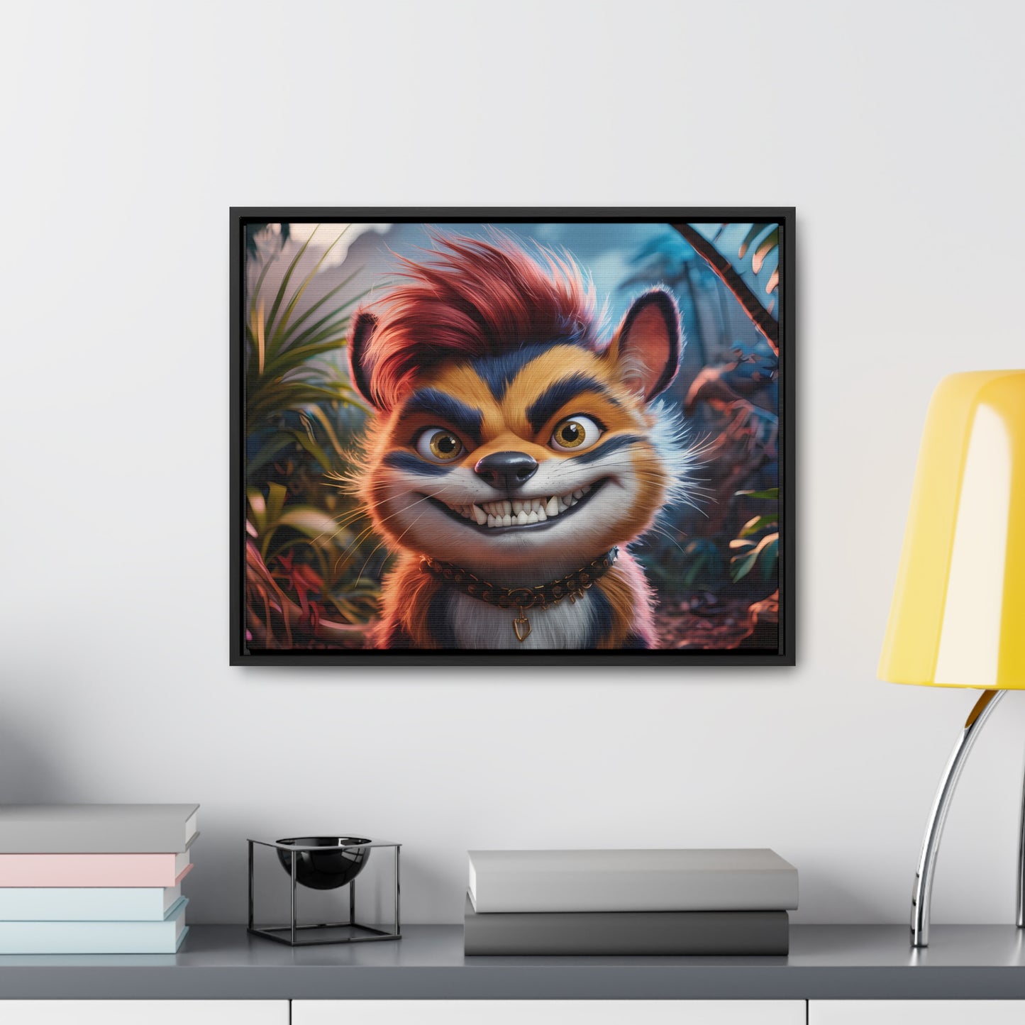 Rebel in the Jungle - Gallery Canvas Wraps, Horizontal Frame