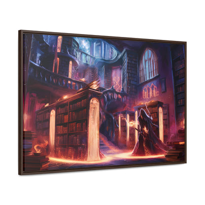 The Arcane Library of Eternal Knowledge - Gallery Canvas Wraps, Horizontal Frame