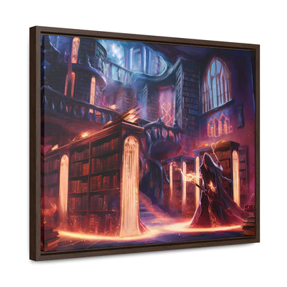 The Arcane Library of Eternal Knowledge - Gallery Canvas Wraps, Horizontal Frame