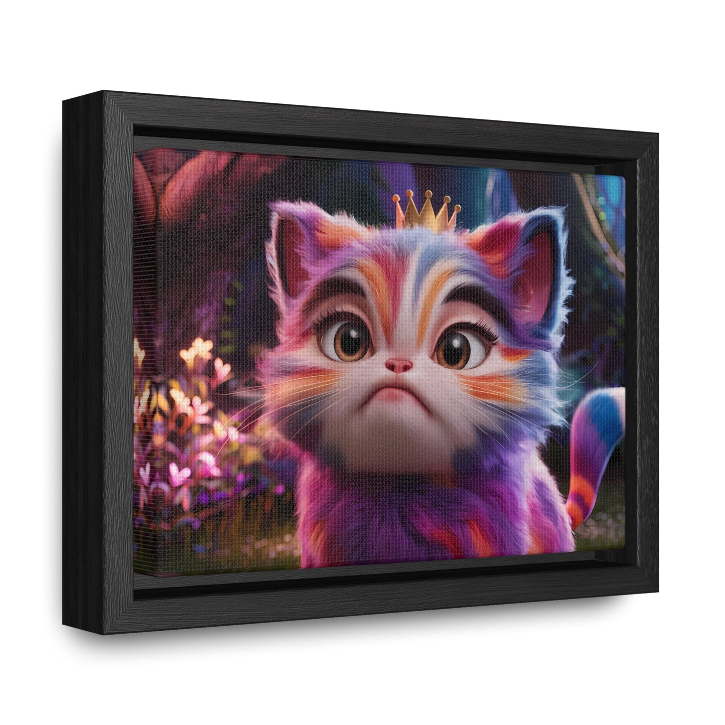 Regal Whiskers in the Enchanted Forest - Gallery Canvas Wraps, Horizontal Frame