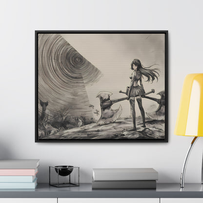 Echoes of the Abyss - Gallery Canvas Wraps, Horizontal Frame