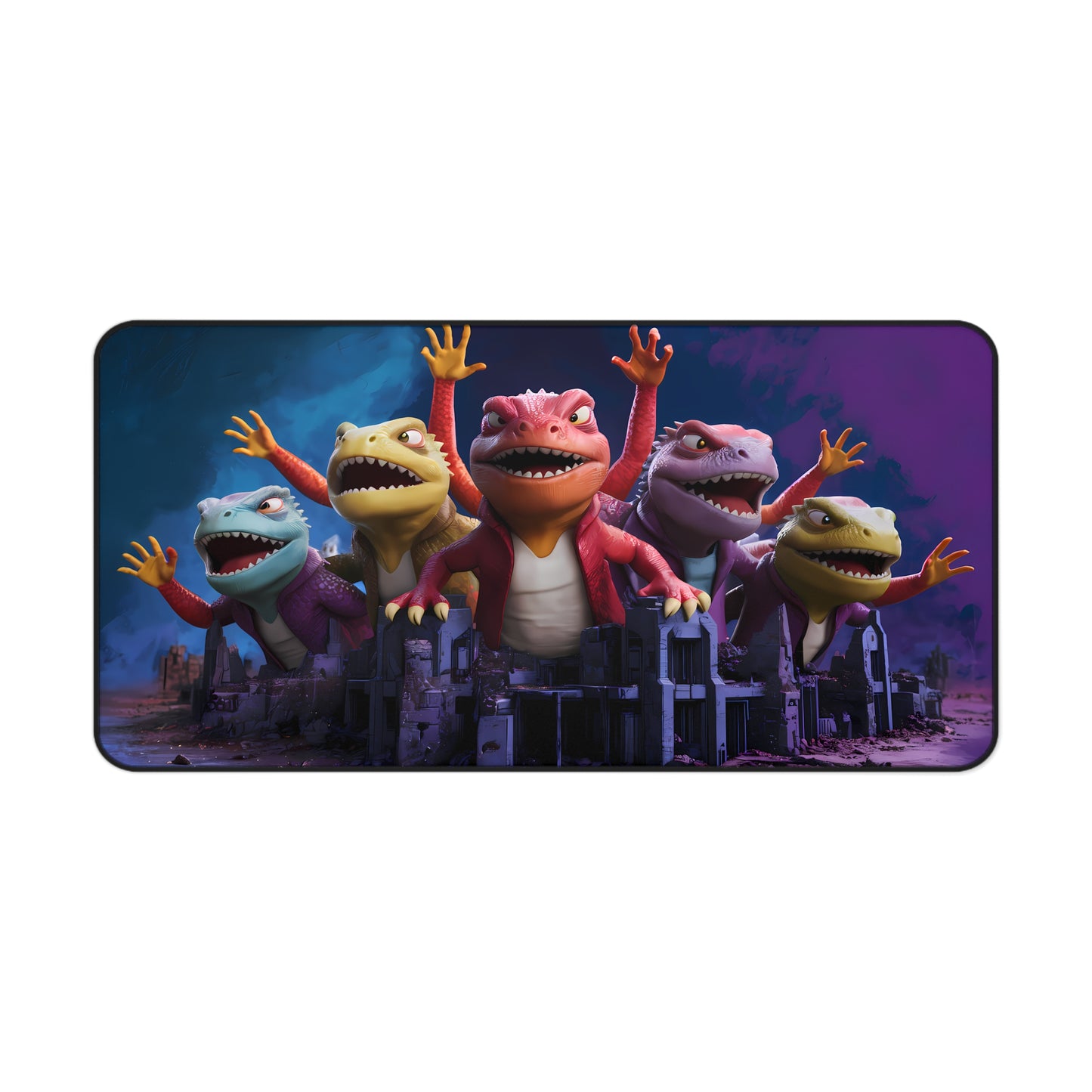 Reptilian Uprising: Dawn of the Lizard Lords - Desk Mat