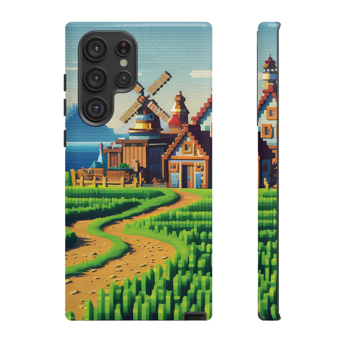 Pixel farming Village - Smartphone Tough Cases