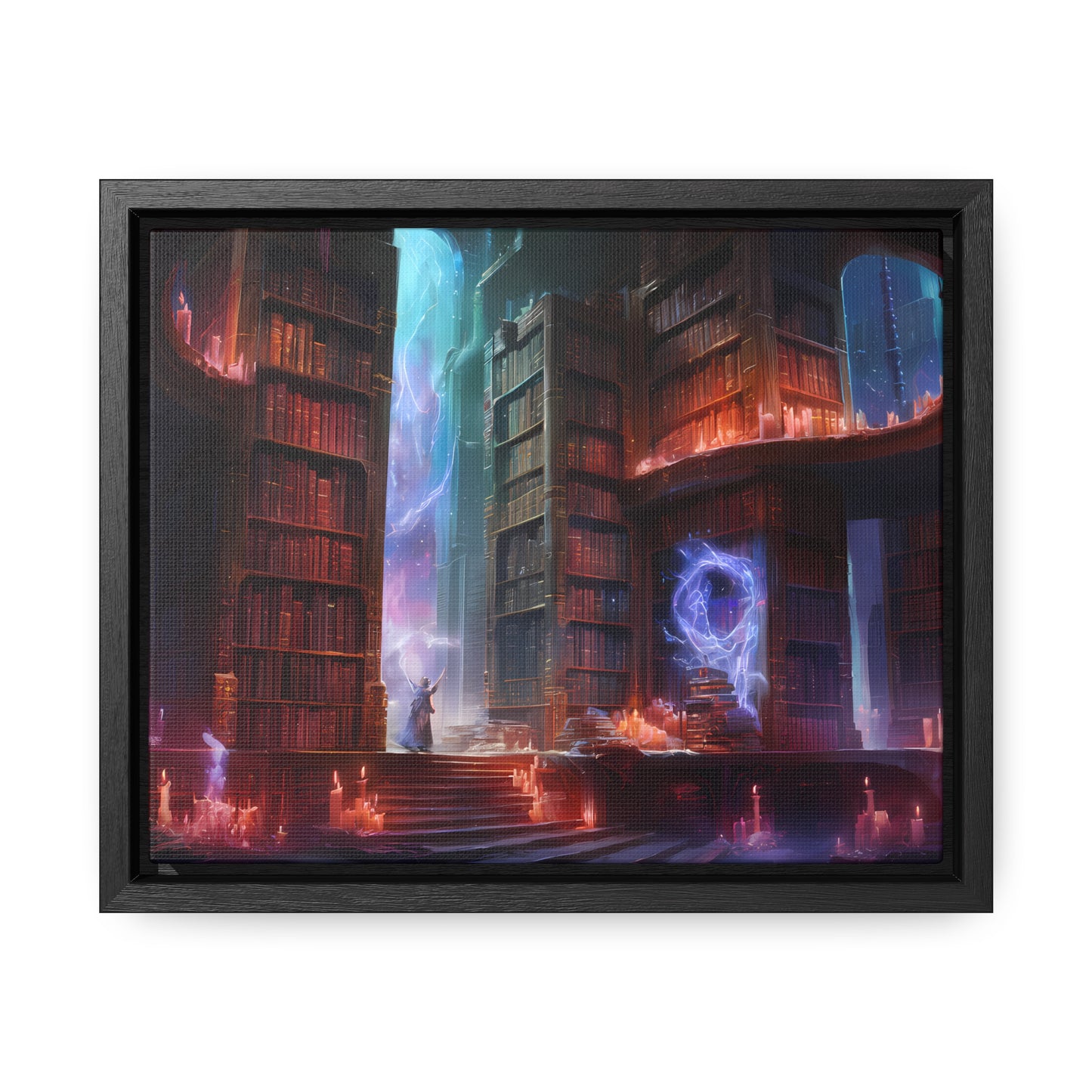 The Arcane Library of Eternal Wisdom - Gallery Canvas Wraps, Horizontal Frame