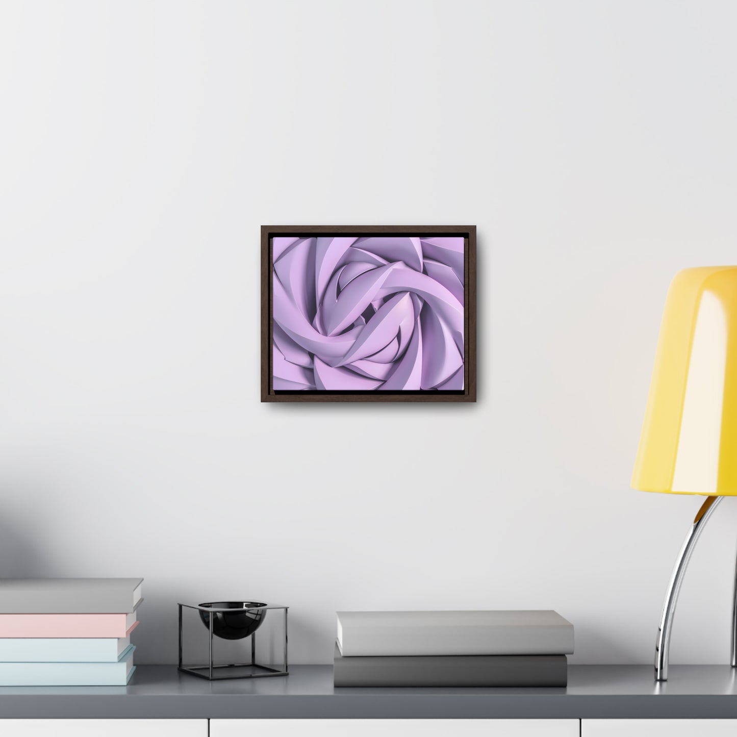Spiral Petals - Gallery Canvas Wraps, Horizontal Frame