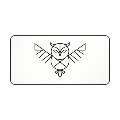Symmetric Owl Guardian - Desk Mat