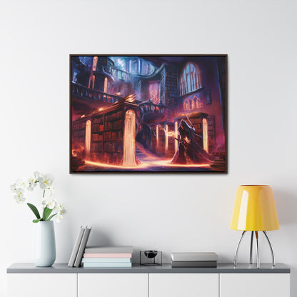 The Arcane Library of Eternal Knowledge - Gallery Canvas Wraps, Horizontal Frame