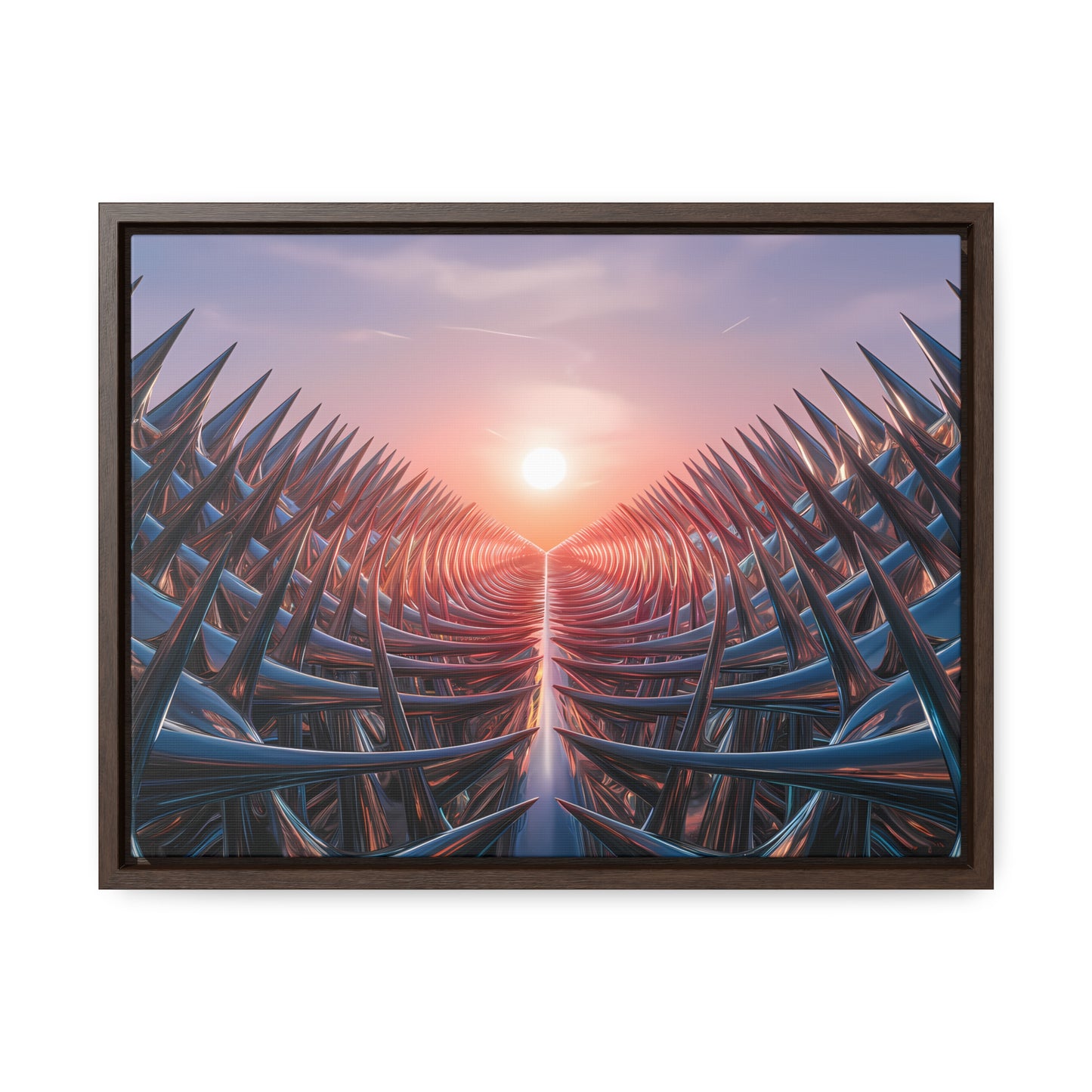 Path of Thorns at Sunrise - Gallery Canvas Wraps, Horizontal Frame