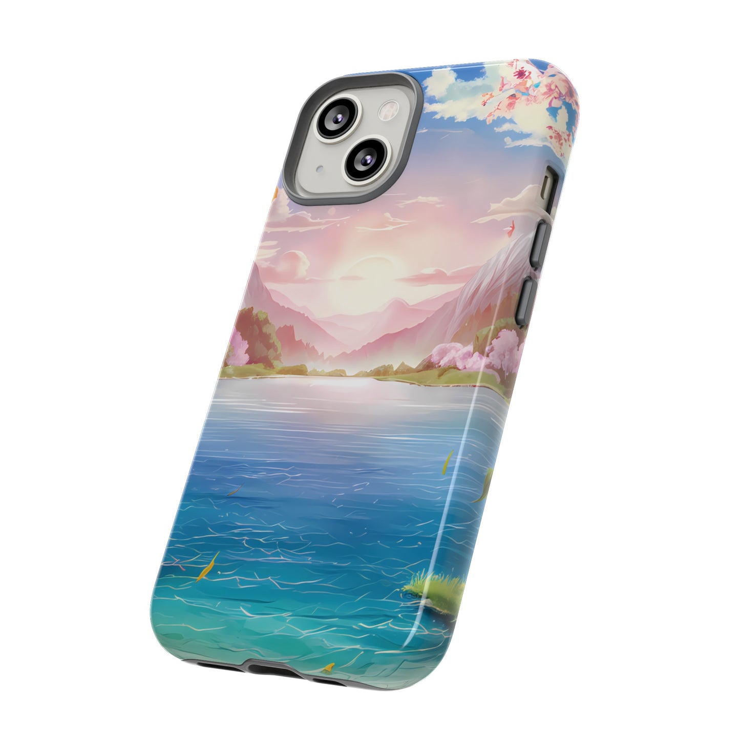 Serene Lake and Mountains - Smartphone Tough Cases