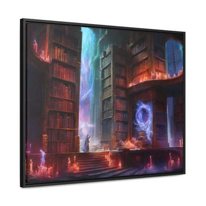 The Arcane Library of Eternal Wisdom - Gallery Canvas Wraps, Horizontal Frame