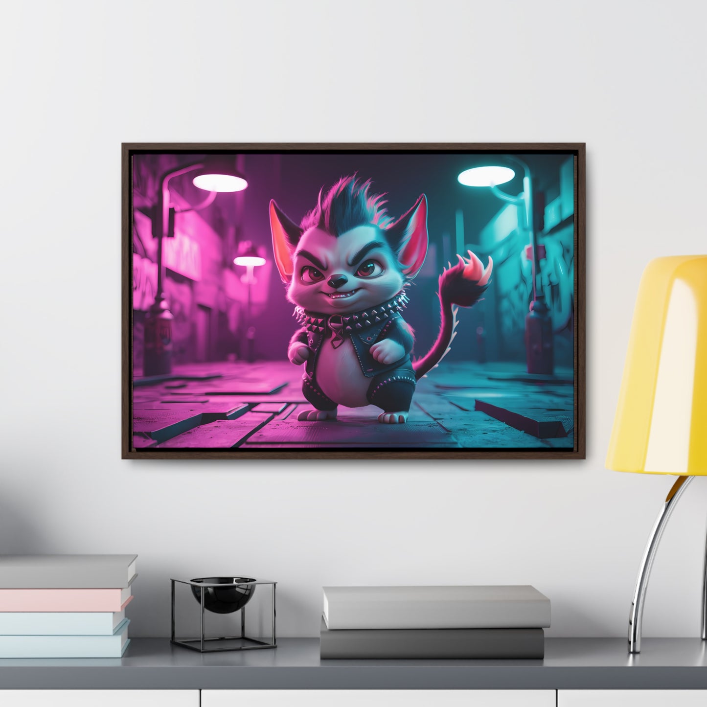 Punk Alley Prowler - Gallery Canvas Wraps, Horizontal Frame
