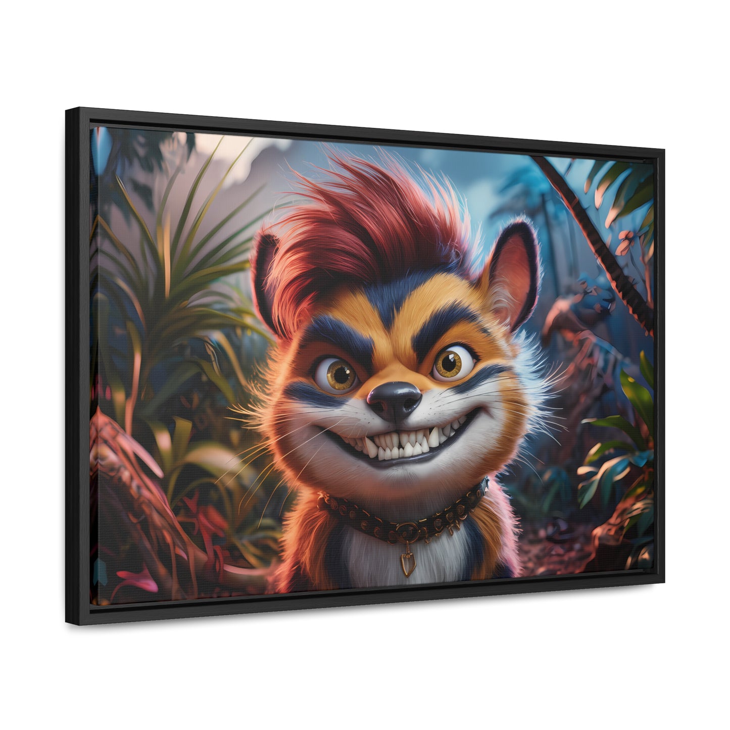 Rebel in the Jungle - Gallery Canvas Wraps, Horizontal Frame
