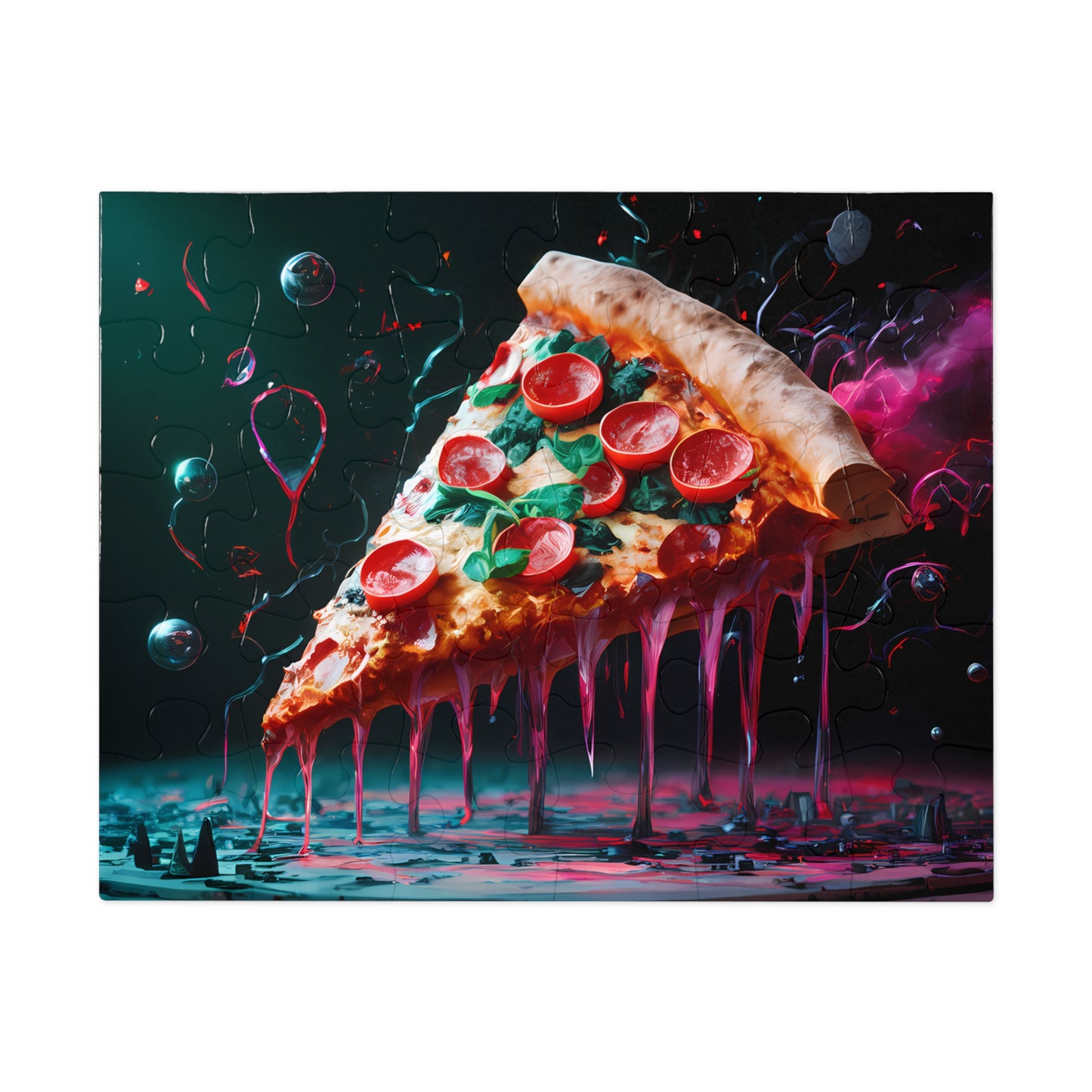 "Cosmic Pizza Slice" - Jigsaw Puzzle (30, 110, 252, 500,1000-Piece)