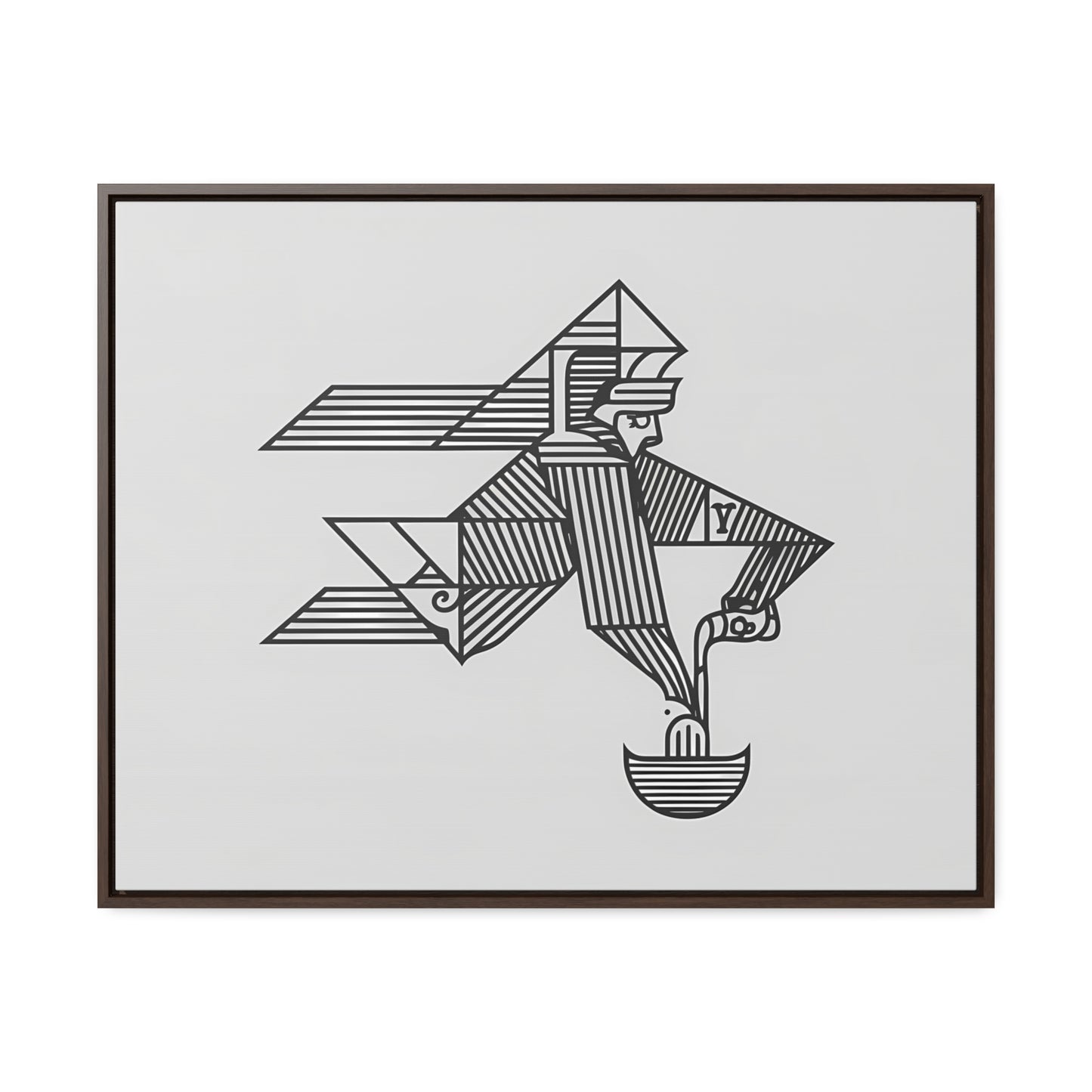 "The Water Bearer" - Gallery Canvas Wraps, Horizontal Frame
