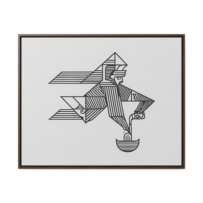 "The Water Bearer" - Gallery Canvas Wraps, Horizontal Frame