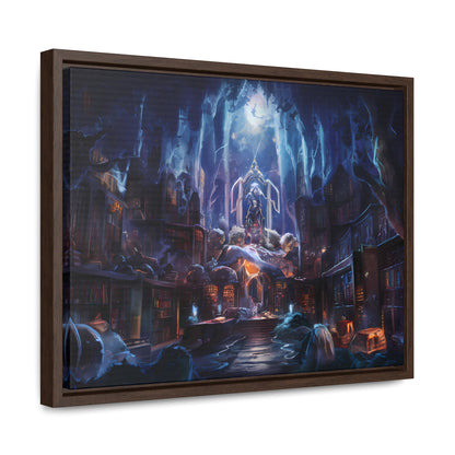 Sanctuary of the Forgotten Tomes - Gallery Canvas Wraps, Horizontal Frame
