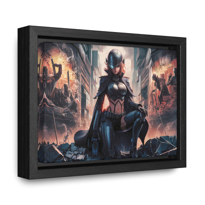 "Shadow of the Resistance" - Gallery Canvas Wraps, Horizontal Frame