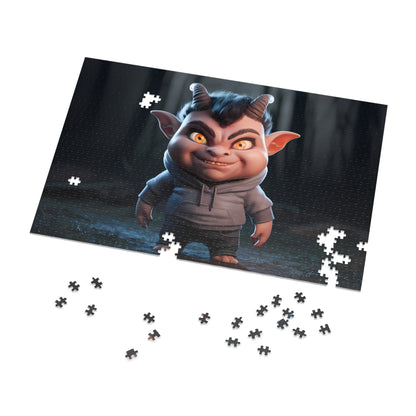 The Mischievous Forest Goblin - Jigsaw Puzzle (30, 110, 252, 500,1000-Piece)