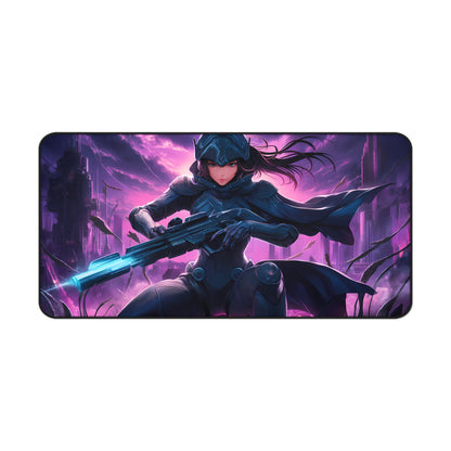 Silent Vengeance: Neon Knight - Desk Mat