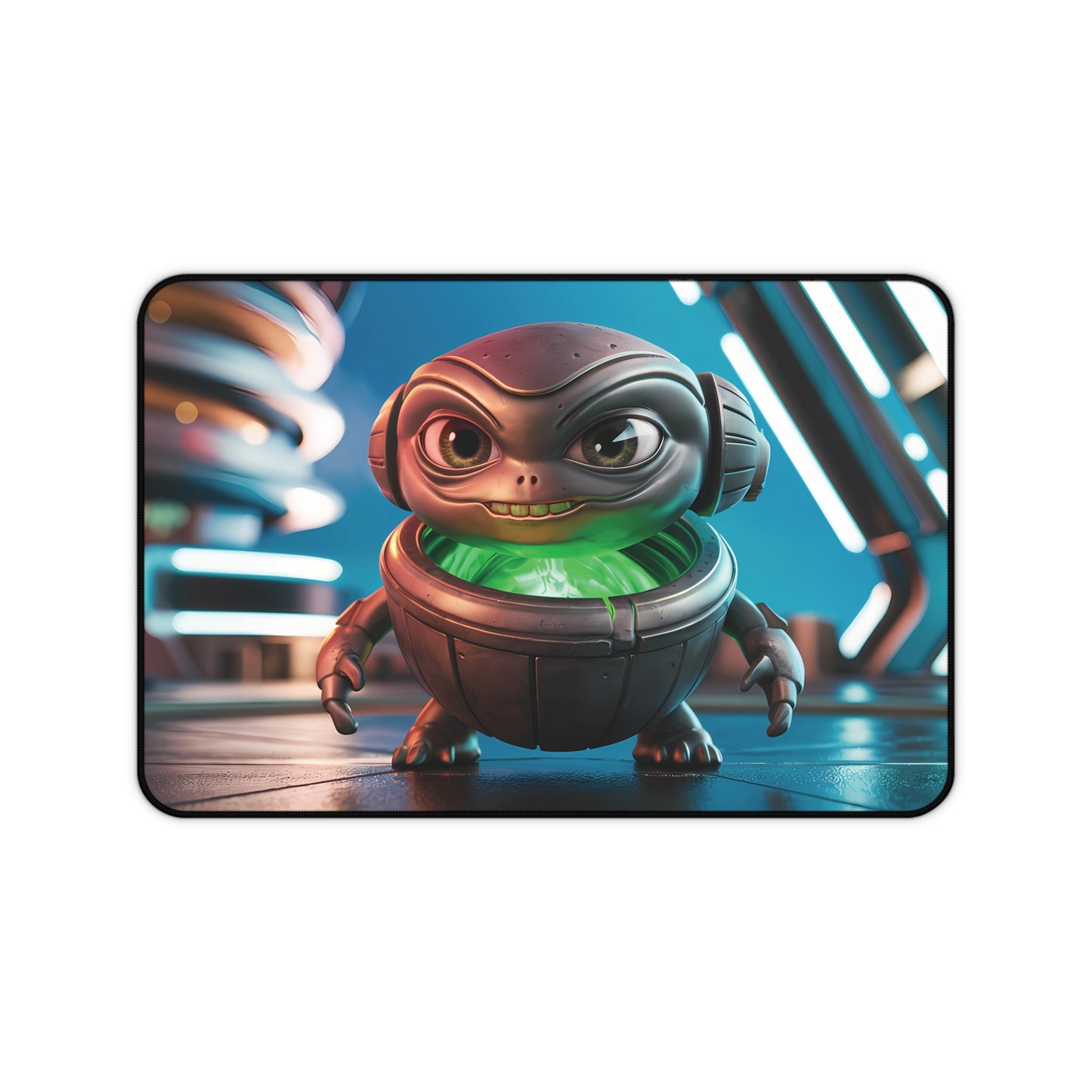 Cute Alien Robot- Desk Mat