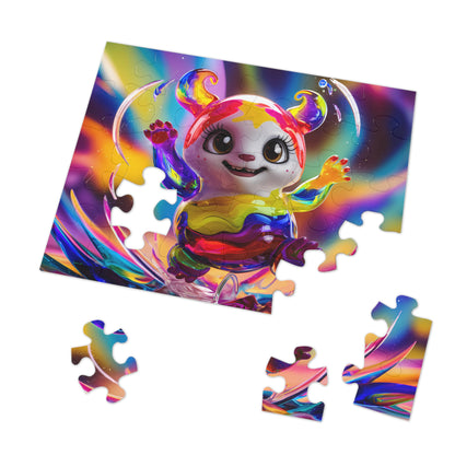 Rainbow Splash Jumper - Jigsaw Puzzle (30, 110, 252, 500,1000-Piece)