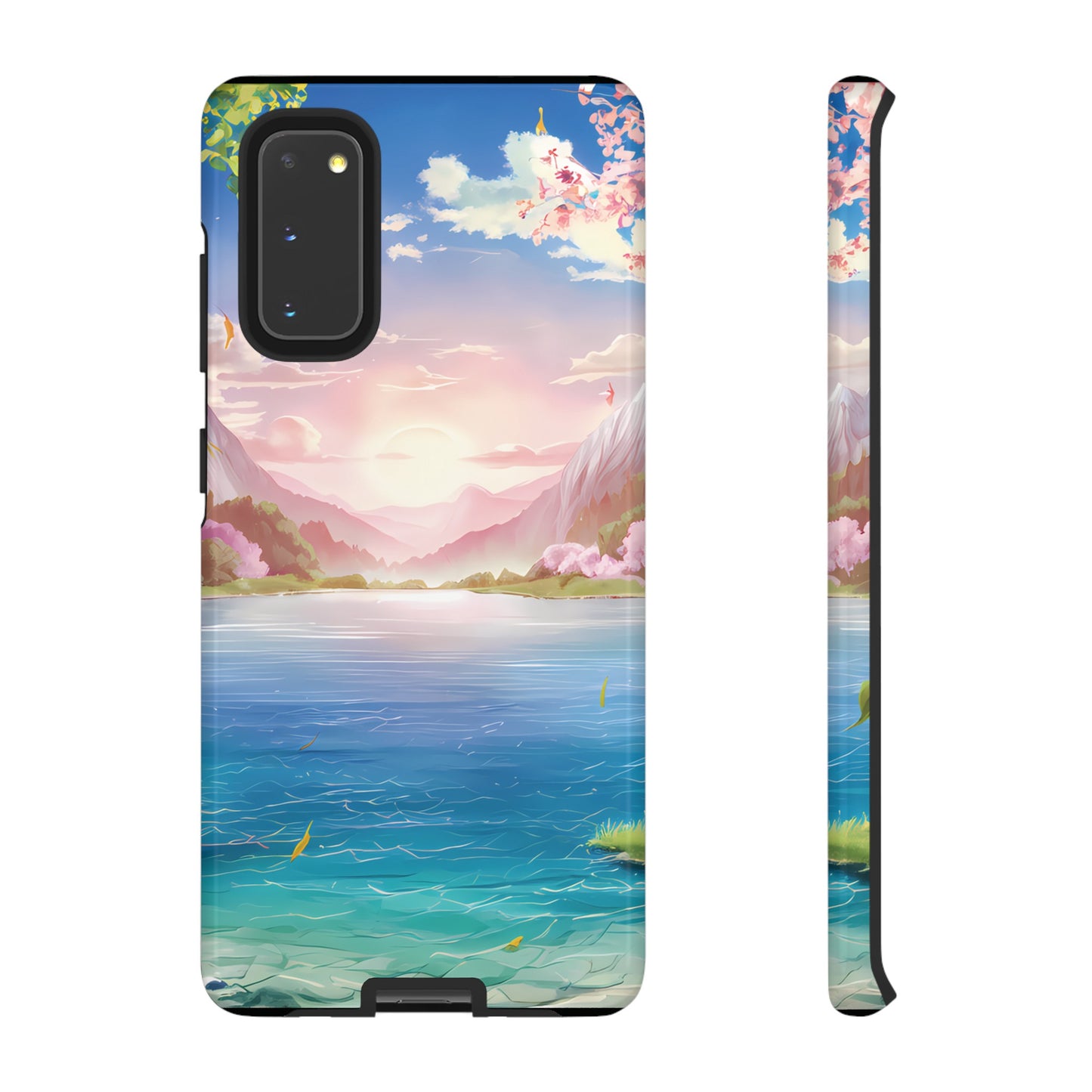 Serene Lake and Mountains - Smartphone Tough Cases