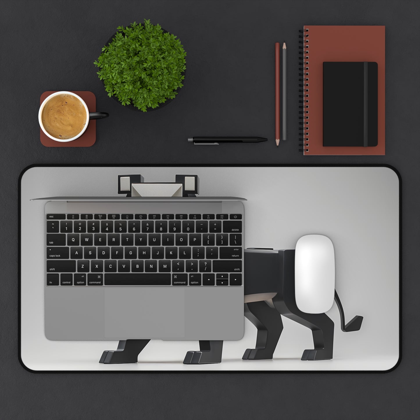 Geometric Panther Design - Desk Mat