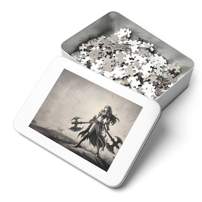 Warrior of the Silent Plains - Jigsaw Puzzle (30, 110, 252, 500,1000-Piece)