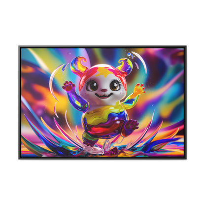Splash of Joy - Gallery Canvas Wraps, Horizontal Frame