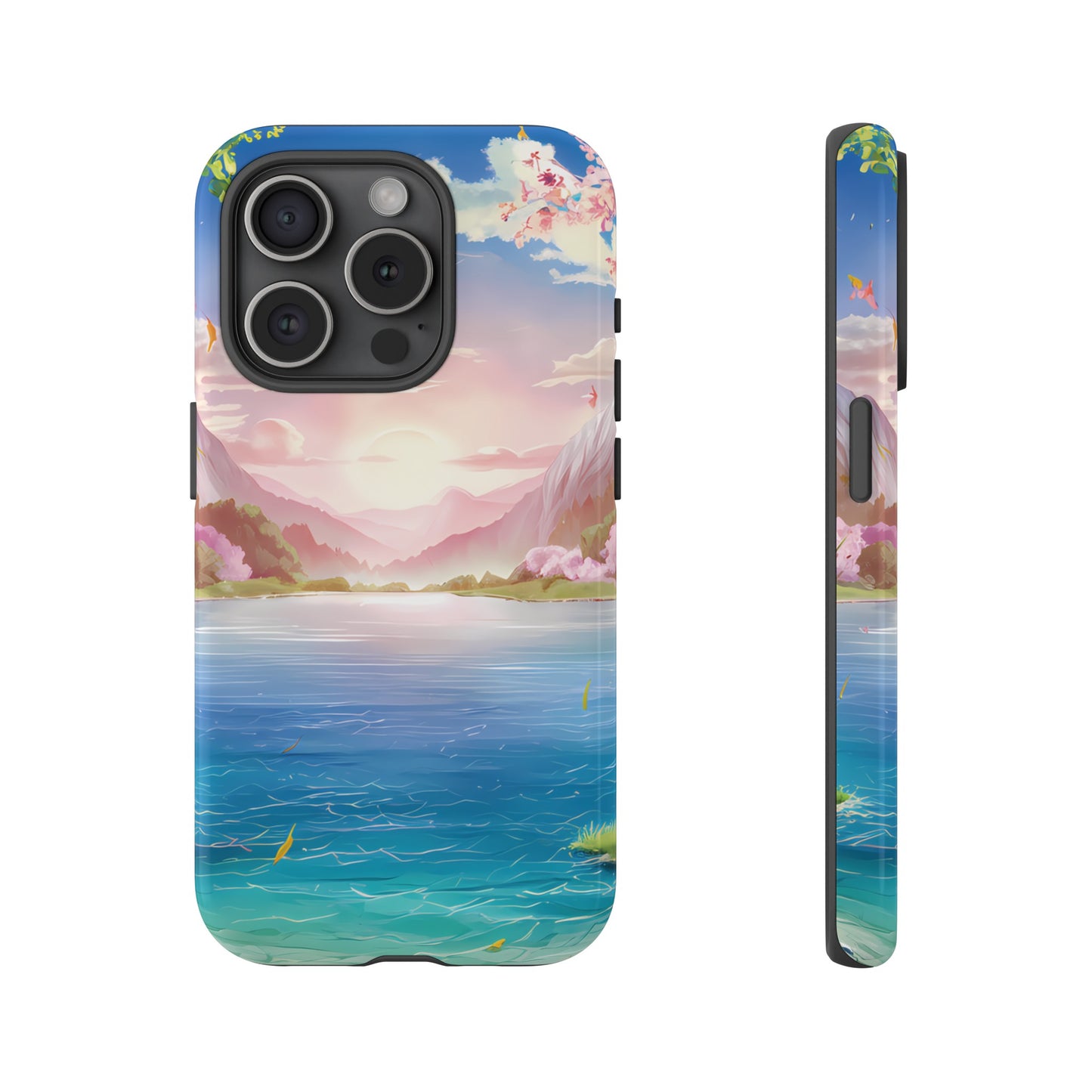 Serene Lake and Mountains - Smartphone Tough Cases