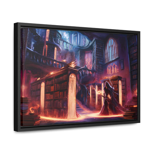 The Arcane Library of Eternal Knowledge - Gallery Canvas Wraps, Horizontal Frame