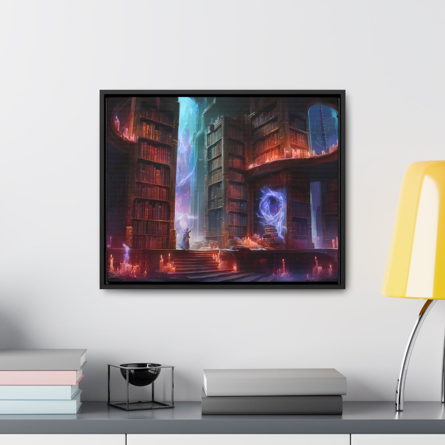 The Arcane Library of Eternal Wisdom - Gallery Canvas Wraps, Horizontal Frame