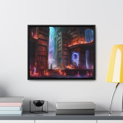 The Arcane Library of Eternal Wisdom - Gallery Canvas Wraps, Horizontal Frame
