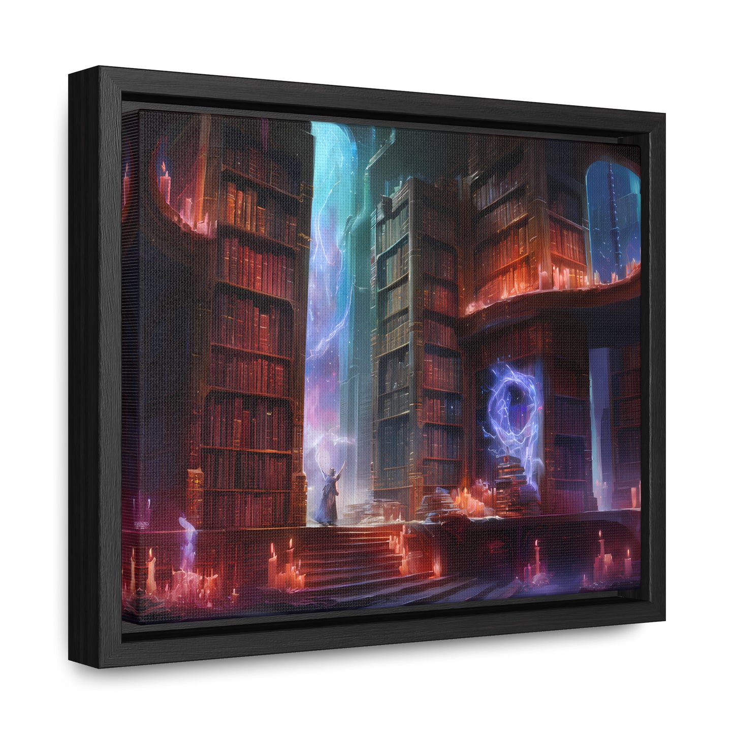 The Arcane Library of Eternal Wisdom - Gallery Canvas Wraps, Horizontal Frame