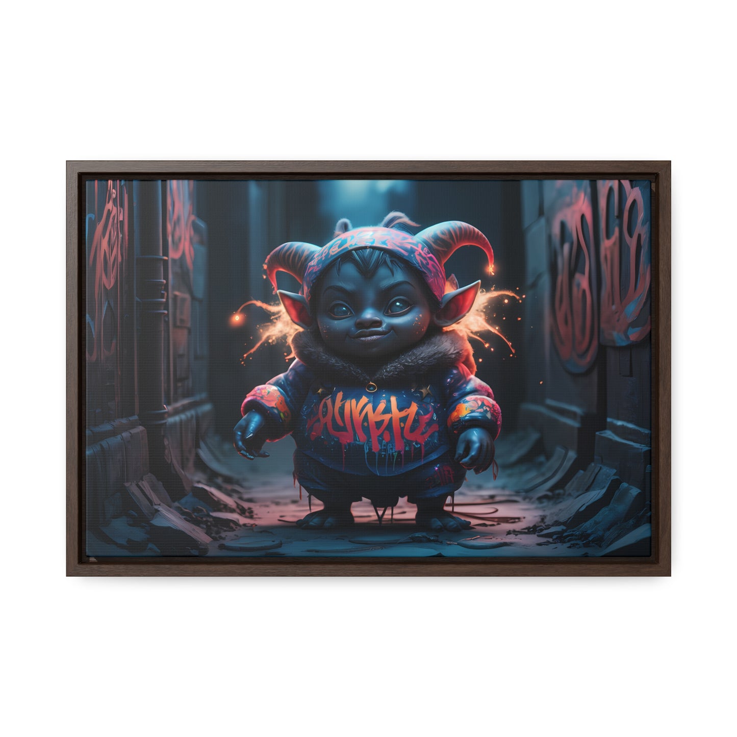 Urban Mischief - Gallery Canvas Wraps, Horizontal Frame