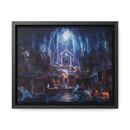 Sanctuary of the Forgotten Tomes - Gallery Canvas Wraps, Horizontal Frame