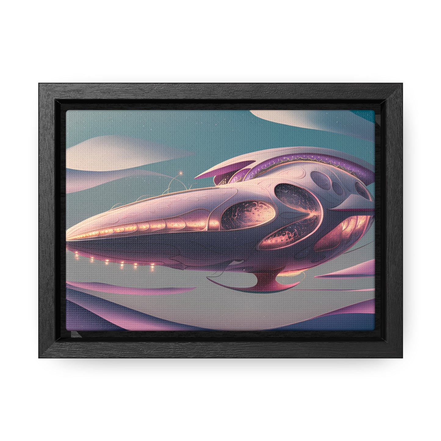 Voyage of the Celestial Whale - Gallery Canvas Wraps, Horizontal Frame