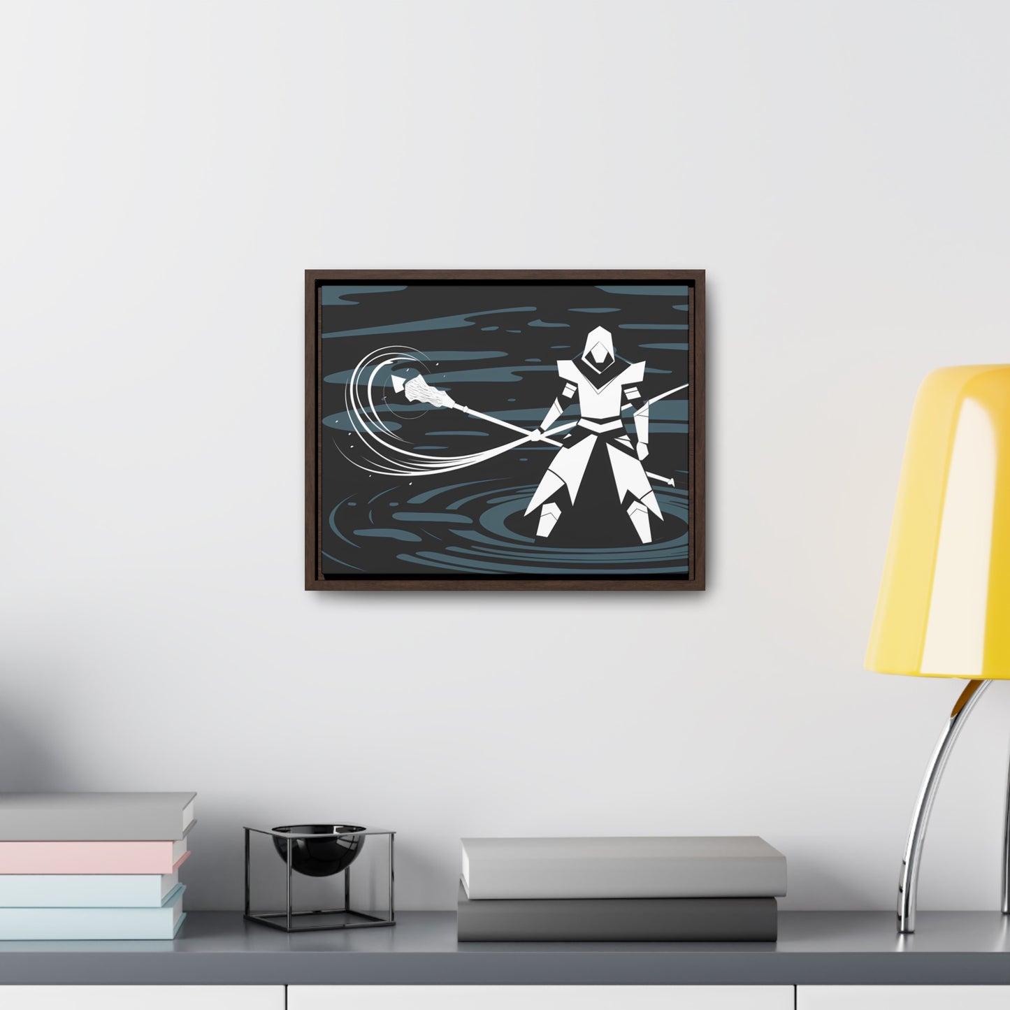 "Guardian of the Abyss" - Gallery Canvas Wraps, Horizontal Frame