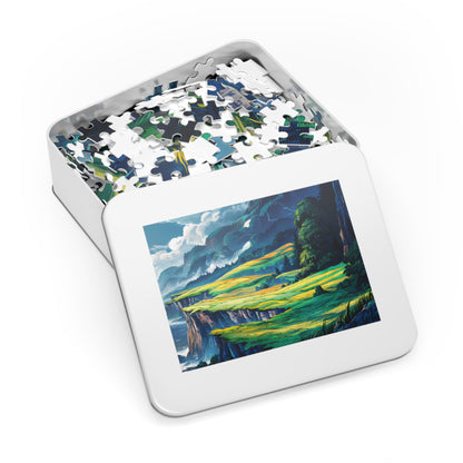 Verdant Cliffs of Serenity - Jigsaw Puzzle (30, 110, 252, 500,1000-Piece)