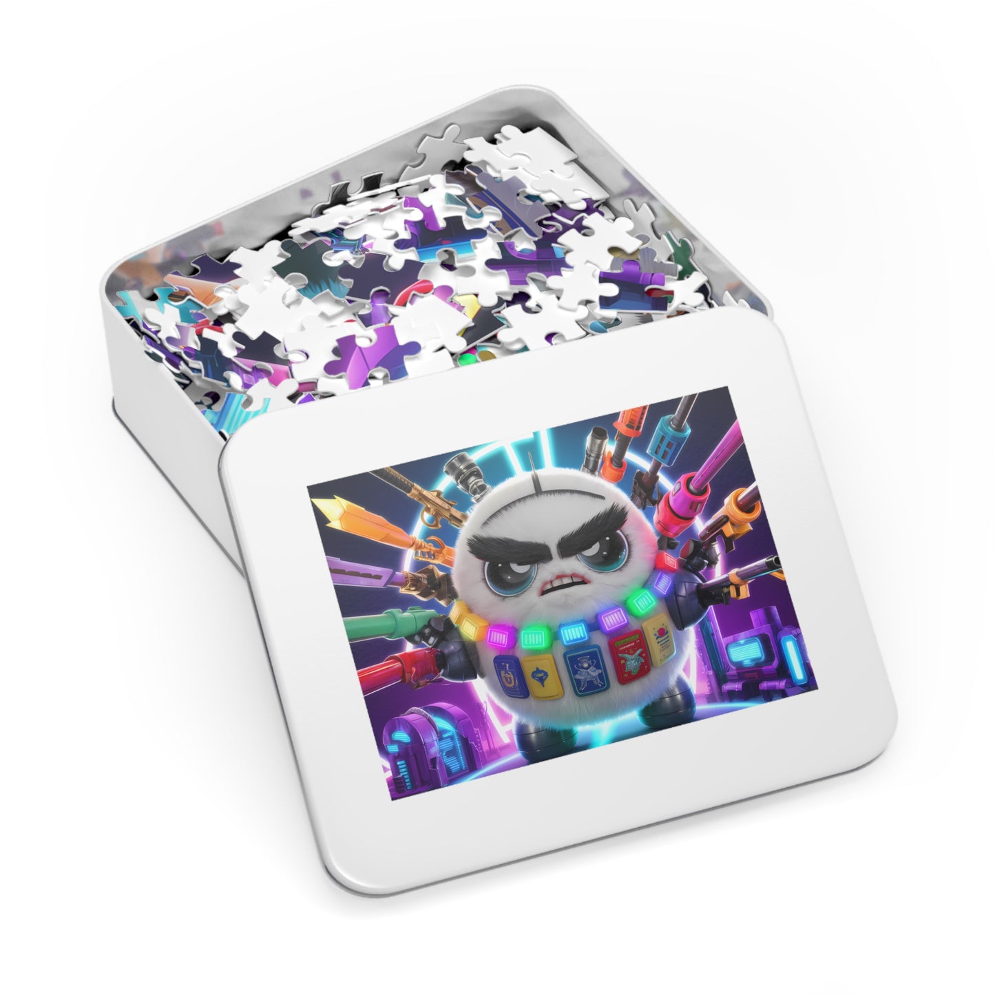 Battle-Ready Fluffbot - Jigsaw Puzzle (30, 110, 252, 500,1000-Piece)
