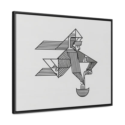 "The Water Bearer" - Gallery Canvas Wraps, Horizontal Frame
