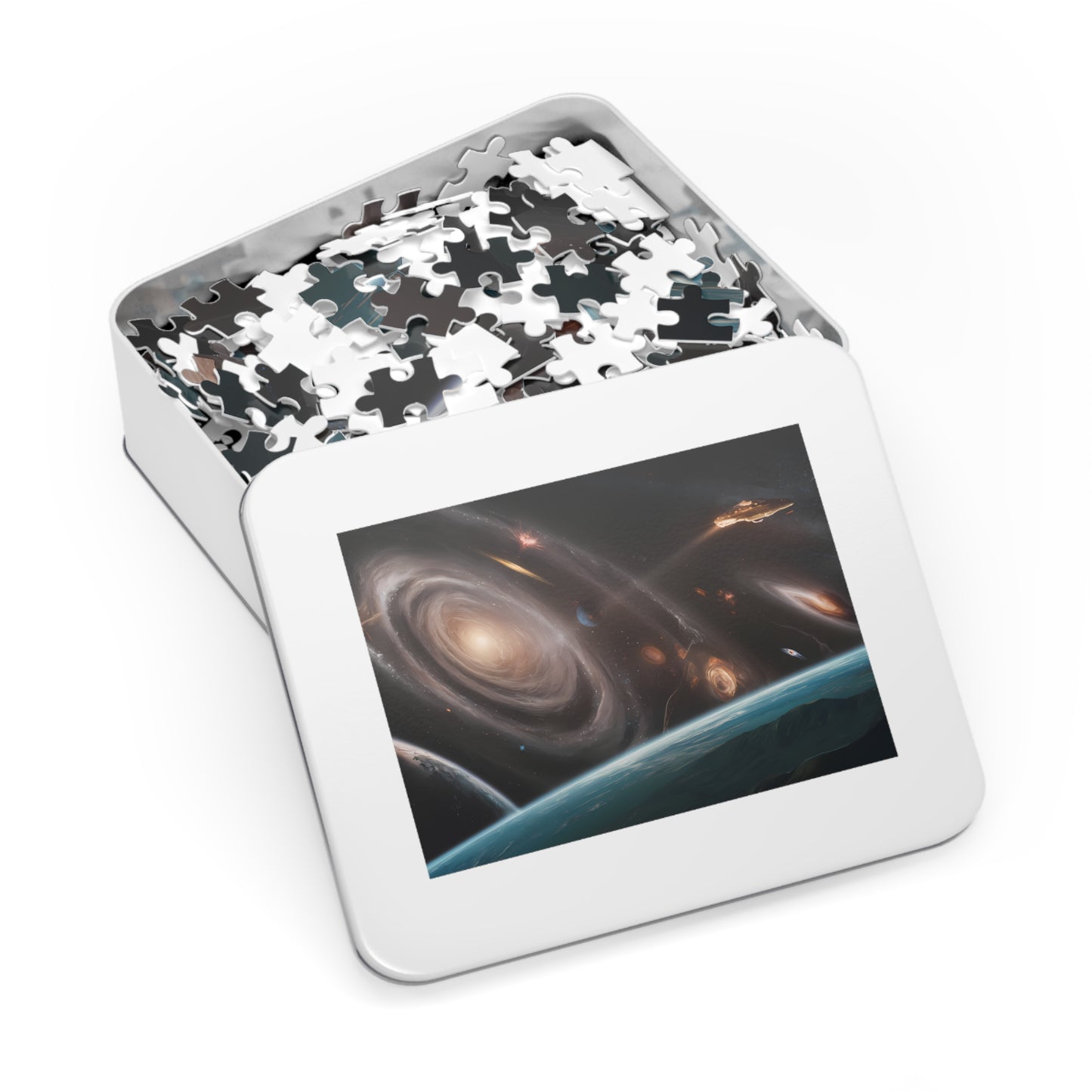 Eternal Voyage Through Cosmic Vortexes - Jigsaw Puzzle (30, 110, 252, 500,1000-Piece)