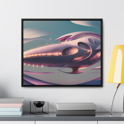 Voyage of the Celestial Whale - Gallery Canvas Wraps, Horizontal Frame