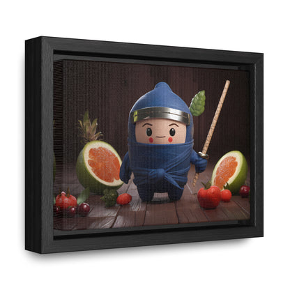 Ninja Fruit Guardian - Gallery Canvas Wraps, Horizontal Frame