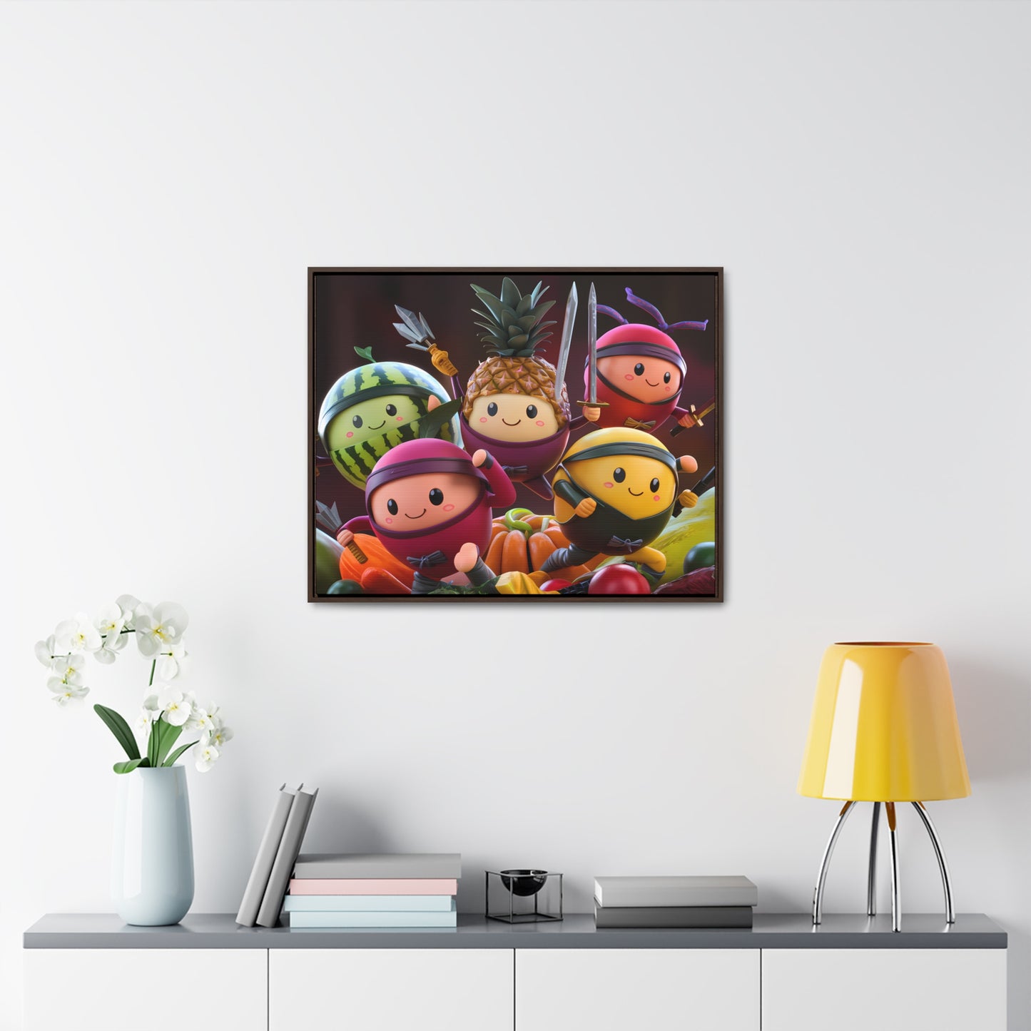 Fruit Ninja Warriors - Gallery Canvas Wraps, Horizontal Frame