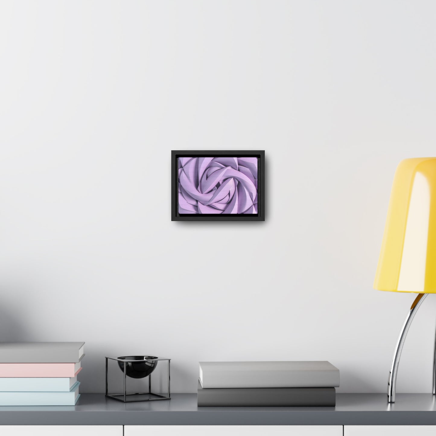 Spiral Petals - Gallery Canvas Wraps, Horizontal Frame