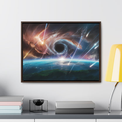 "The Eye of the Cosmic Storm" - Gallery Canvas Wraps, Horizontal Frame