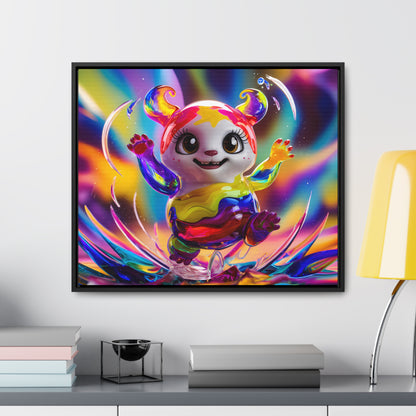Splash of Joy - Gallery Canvas Wraps, Horizontal Frame