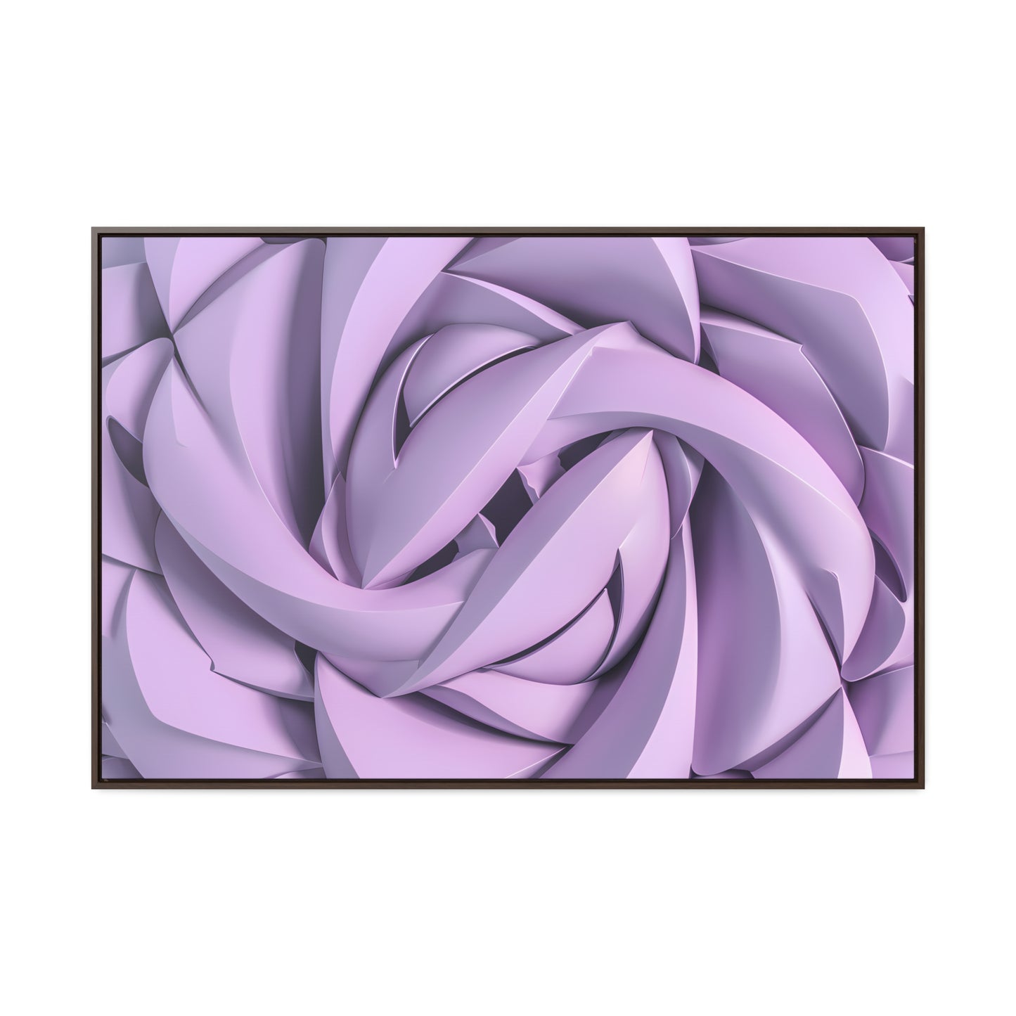 Spiral Petals - Gallery Canvas Wraps, Horizontal Frame